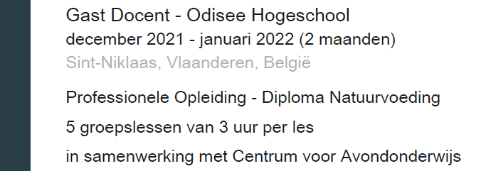 Natuurvoeding december 2021